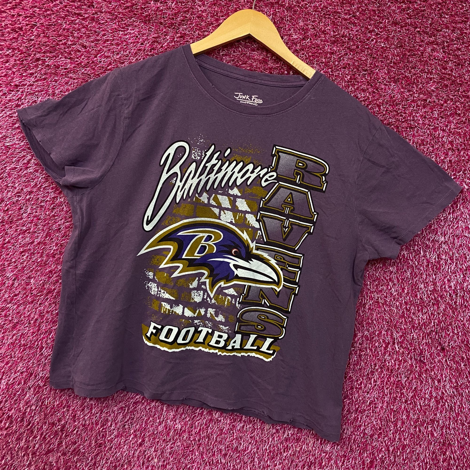 Junk Food Junk Food Clothing Women's NFL Baltimore Ravens Brick Retro Size XL / US 12-14 / IT 48-50 - 3 Thumbnail