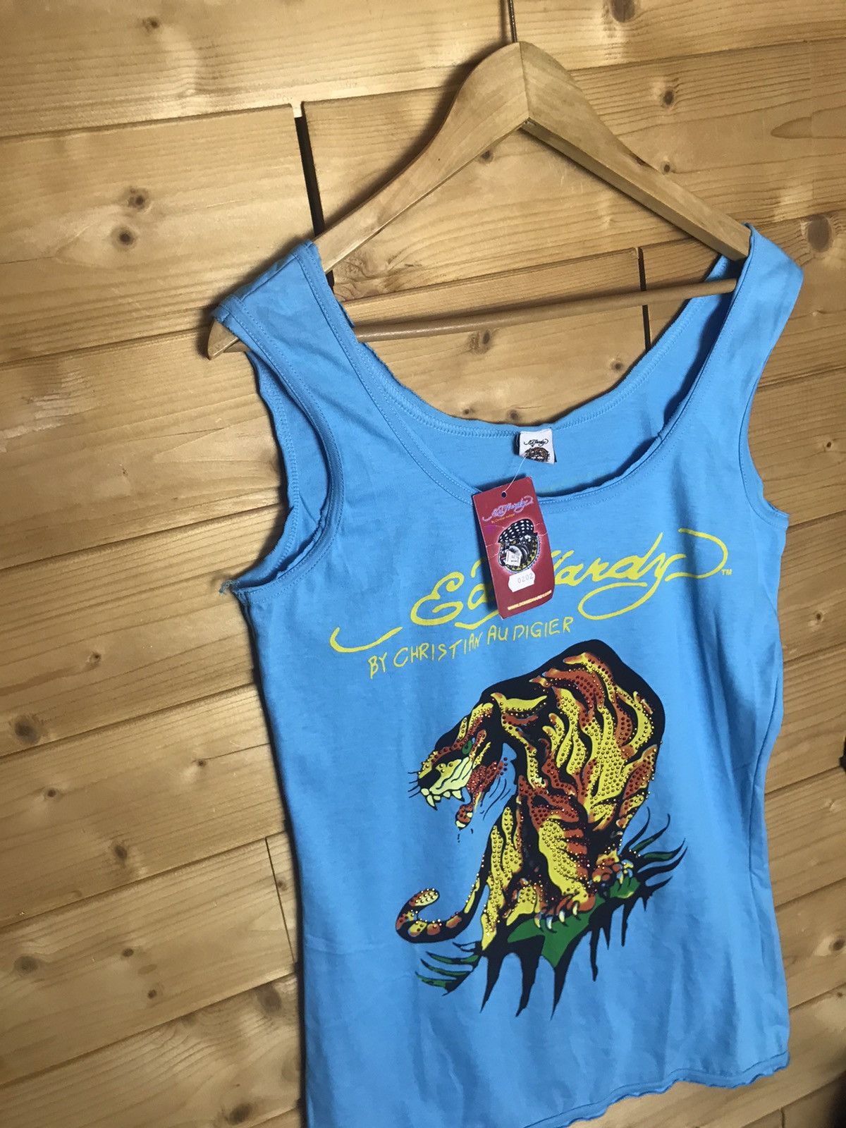 Ed Hardy Vintage Ed Hardy tiger shirt with tag Size L / US 10 / IT 46 - 2 Thumbnail