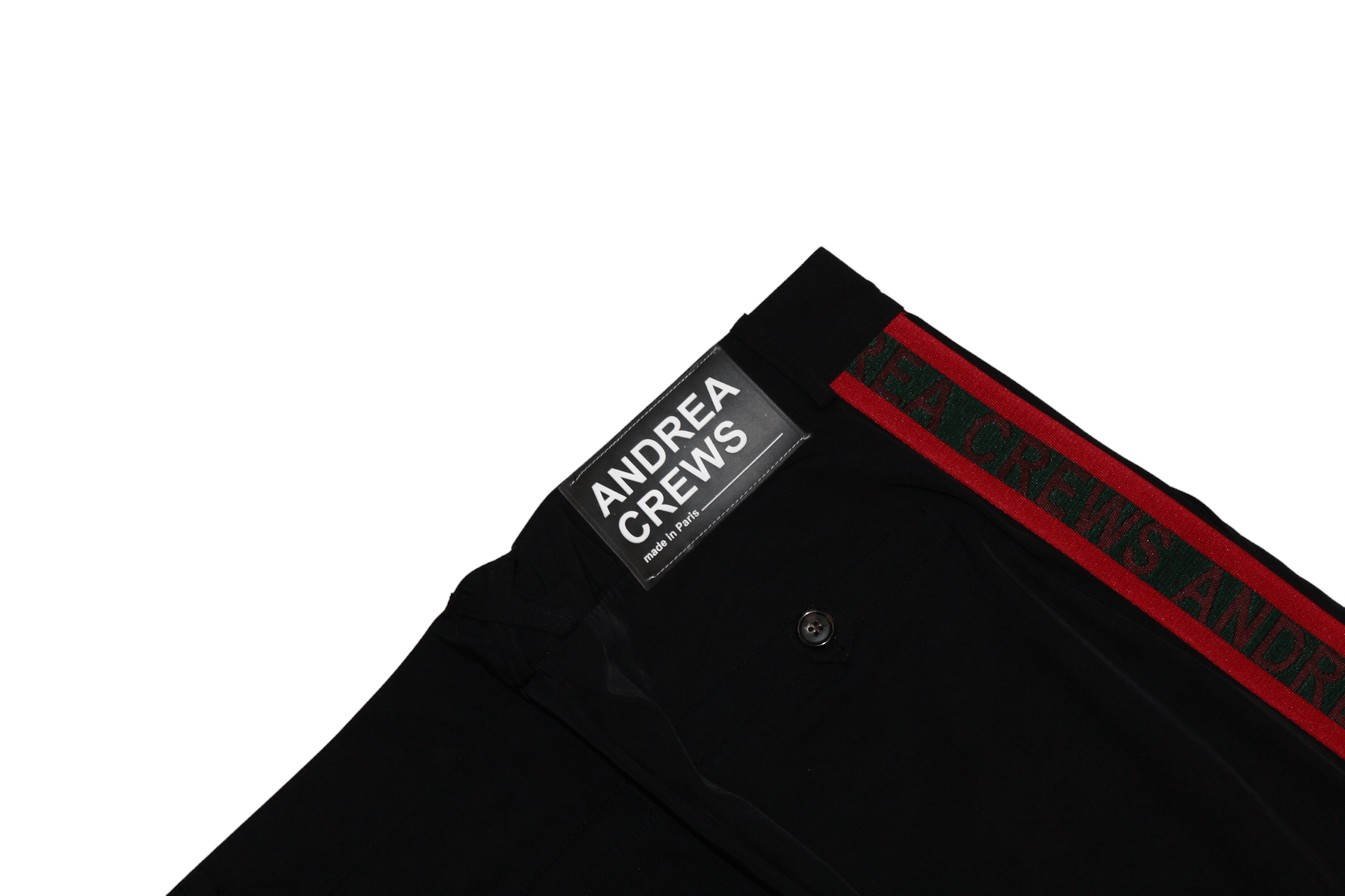 Andrea Crews Andrea Crews 100% Polyamide Logo Taped Pants Size US 31 - 7 Thumbnail