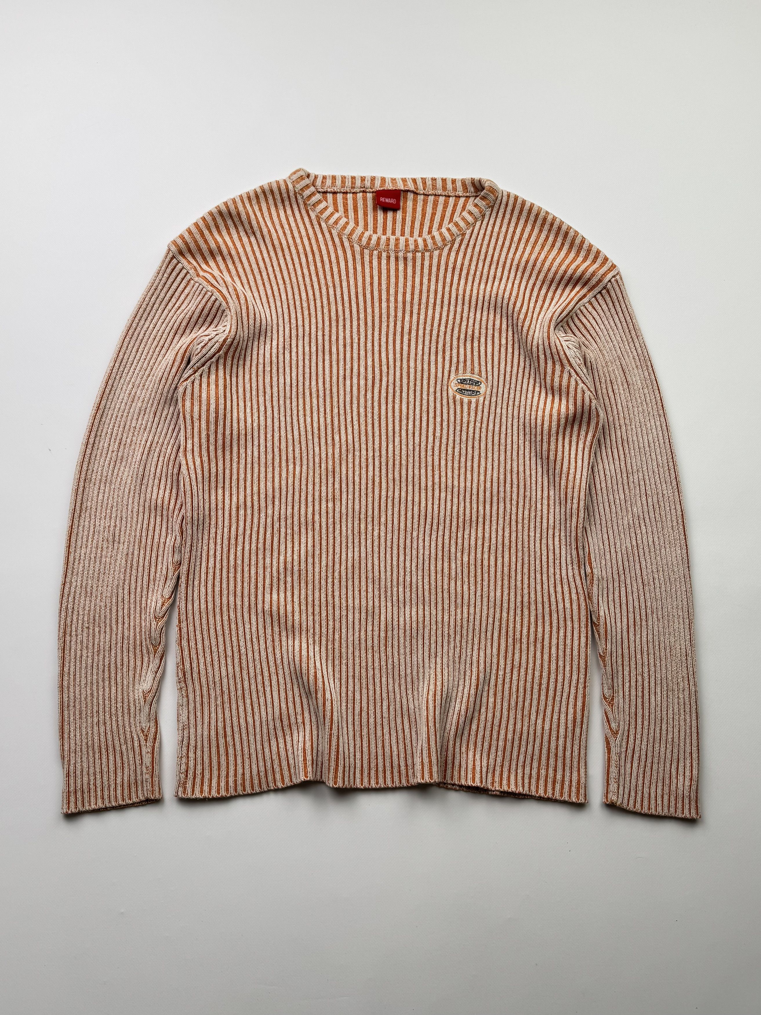 Japanese Brand Vintage Ribbed Cotton Sweater B401(V241)E2 Size US S / EU 44-46 / 1 - 1 Thumbnail