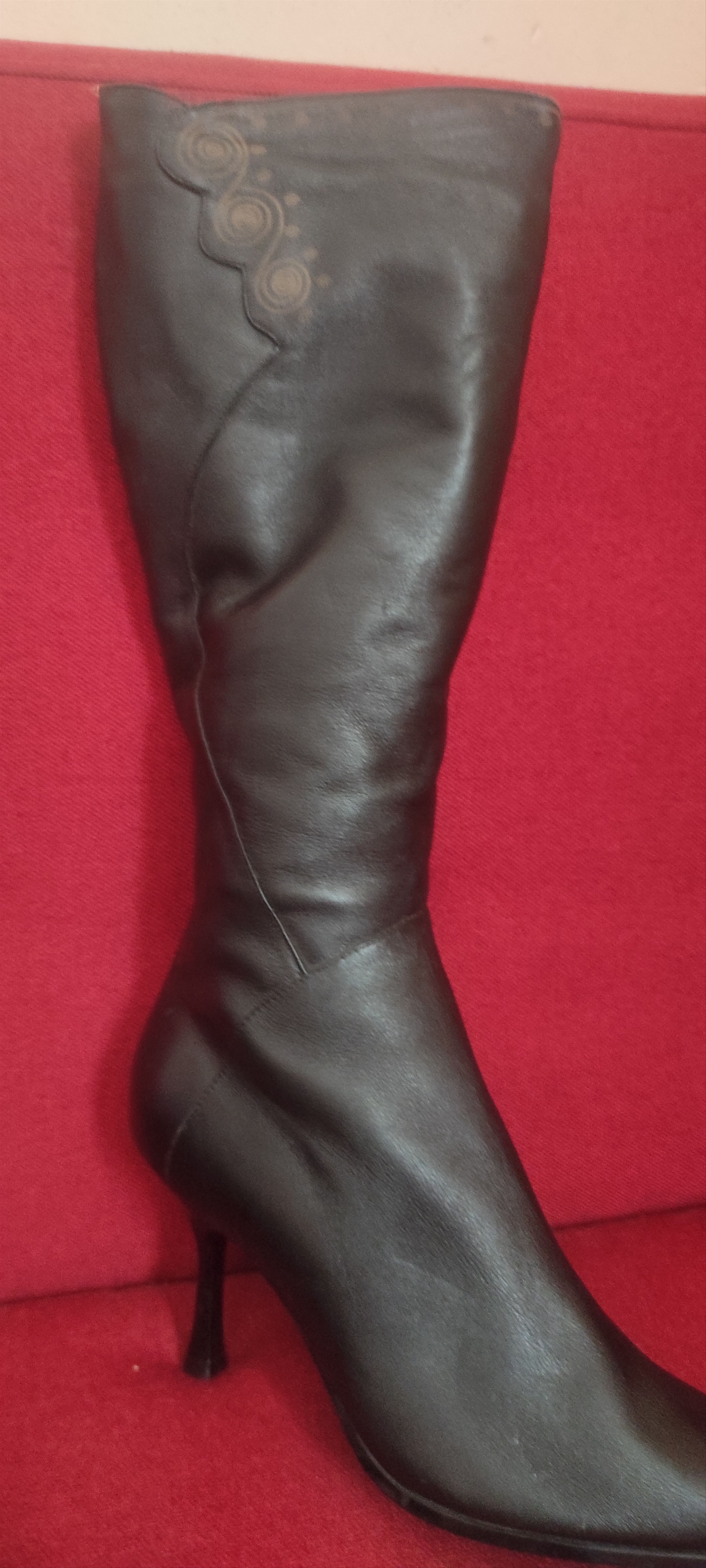 Red Wing Red Wing pointy toe Women's Mid Calf knee High Heel Boots Size US 7 / IT 37 - 16 Thumbnail