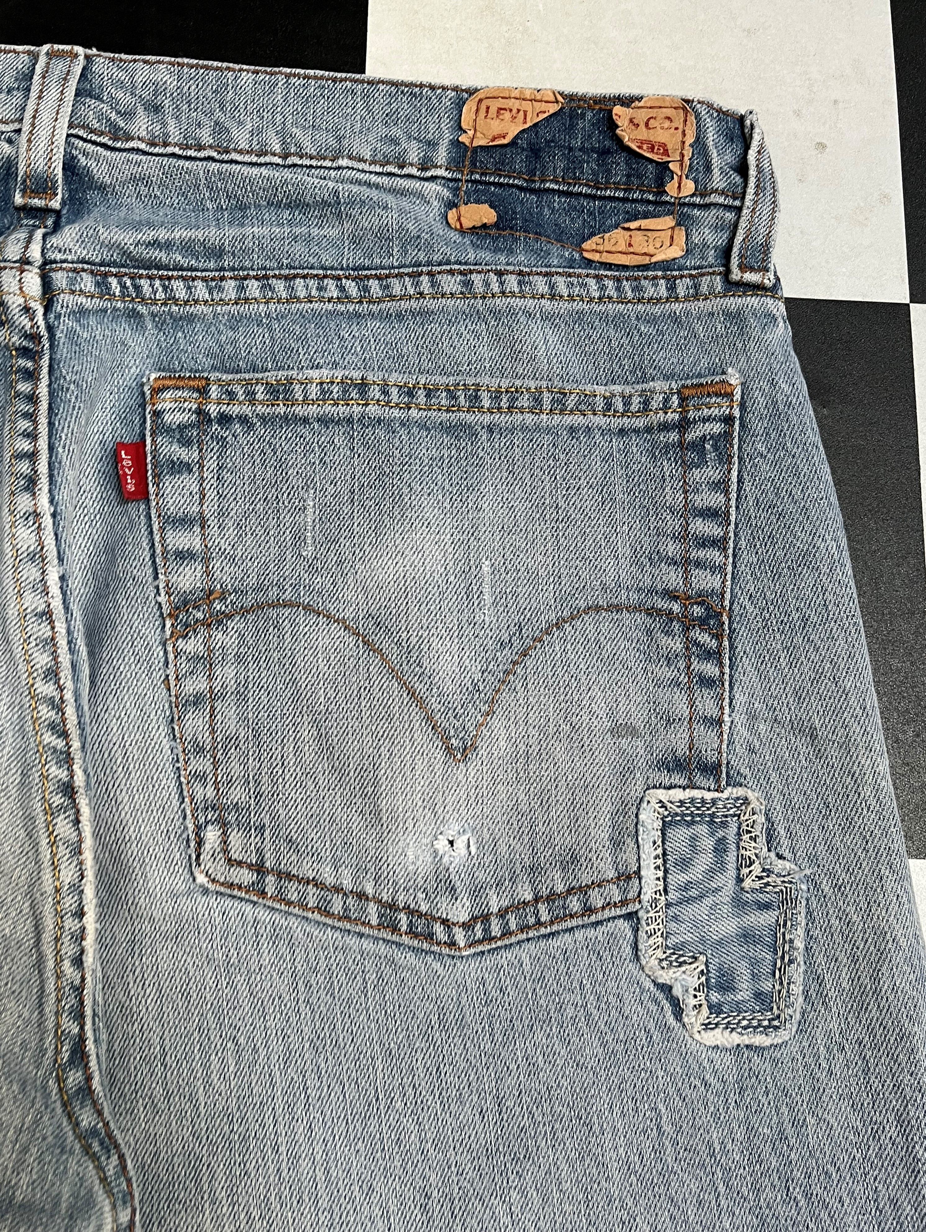 Levi's Vintage Levis 527 Low Boot Cut Distressed Jeans - L202 Size US 36 / EU 52 - 7 Thumbnail
