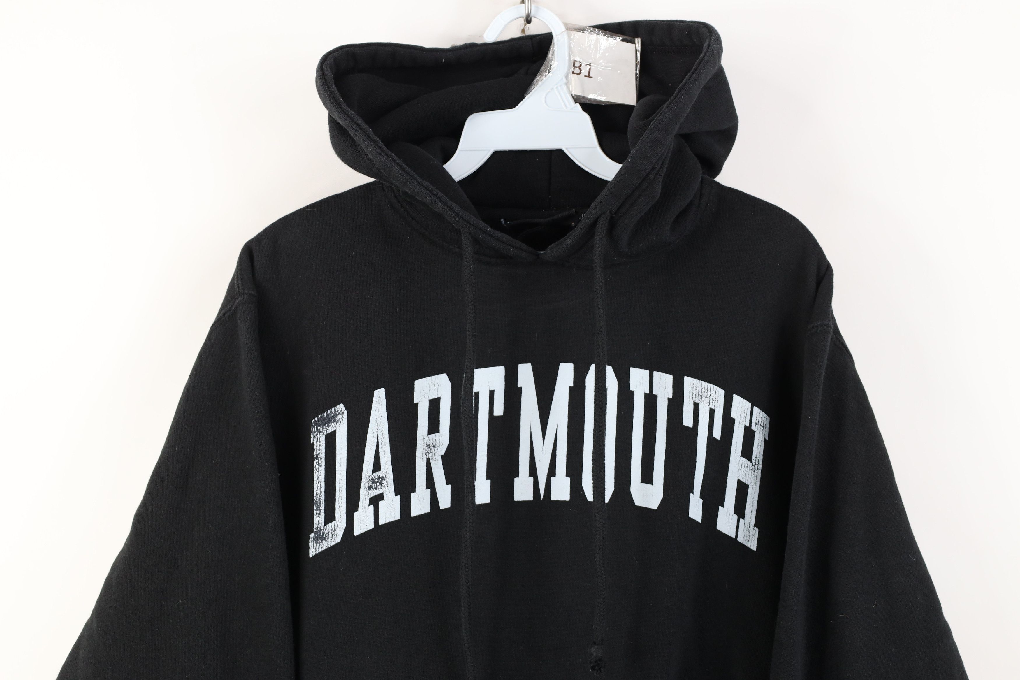 Vintage Vintage 90s Dartmouth Indians Hoodie Sweatshirt Black Size US XS / EU 42 / 0 - 2 Thumbnail