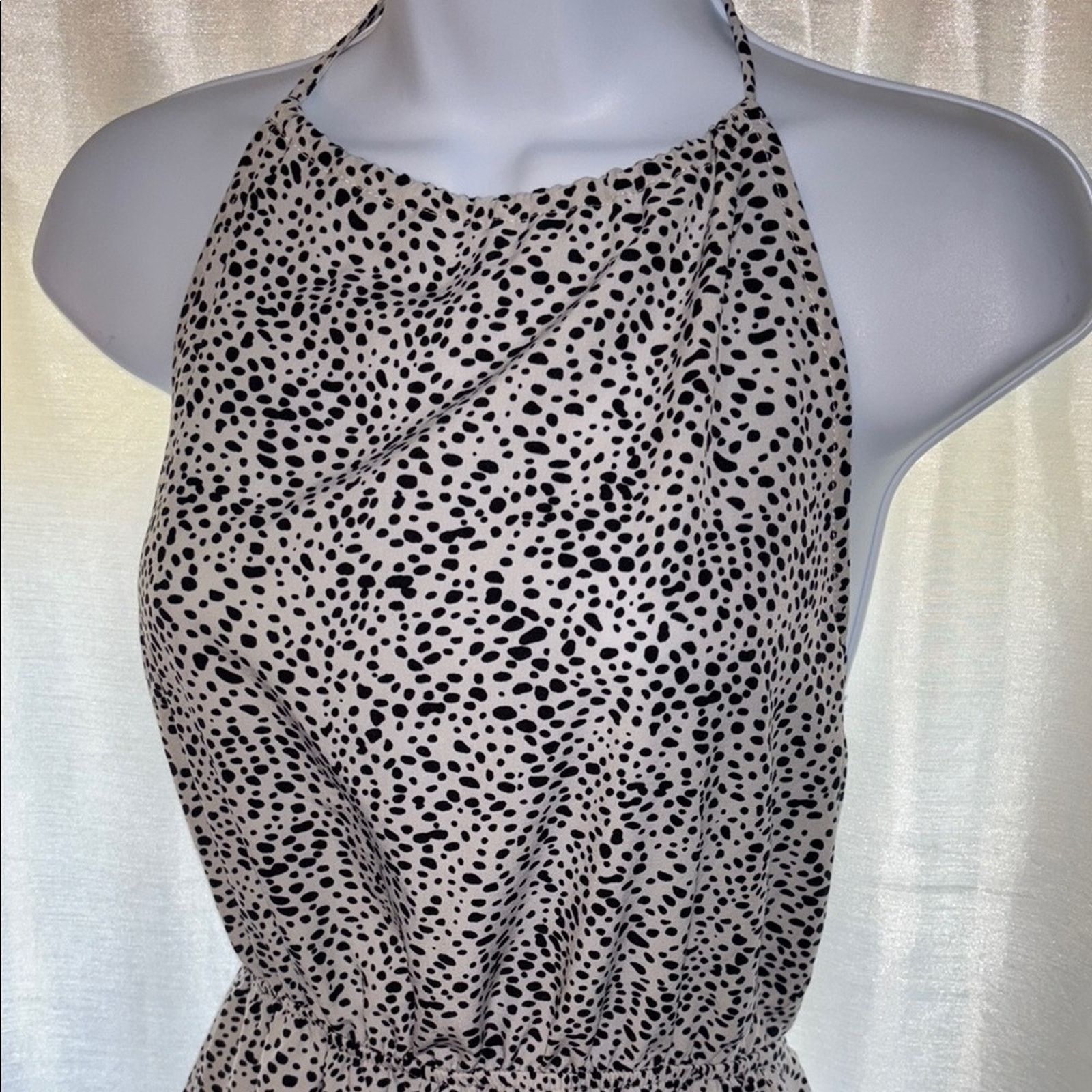 Shein Shein Spotted Halter Neck Romper - Size Small Size S / US 4 / IT 40 - 2 Thumbnail