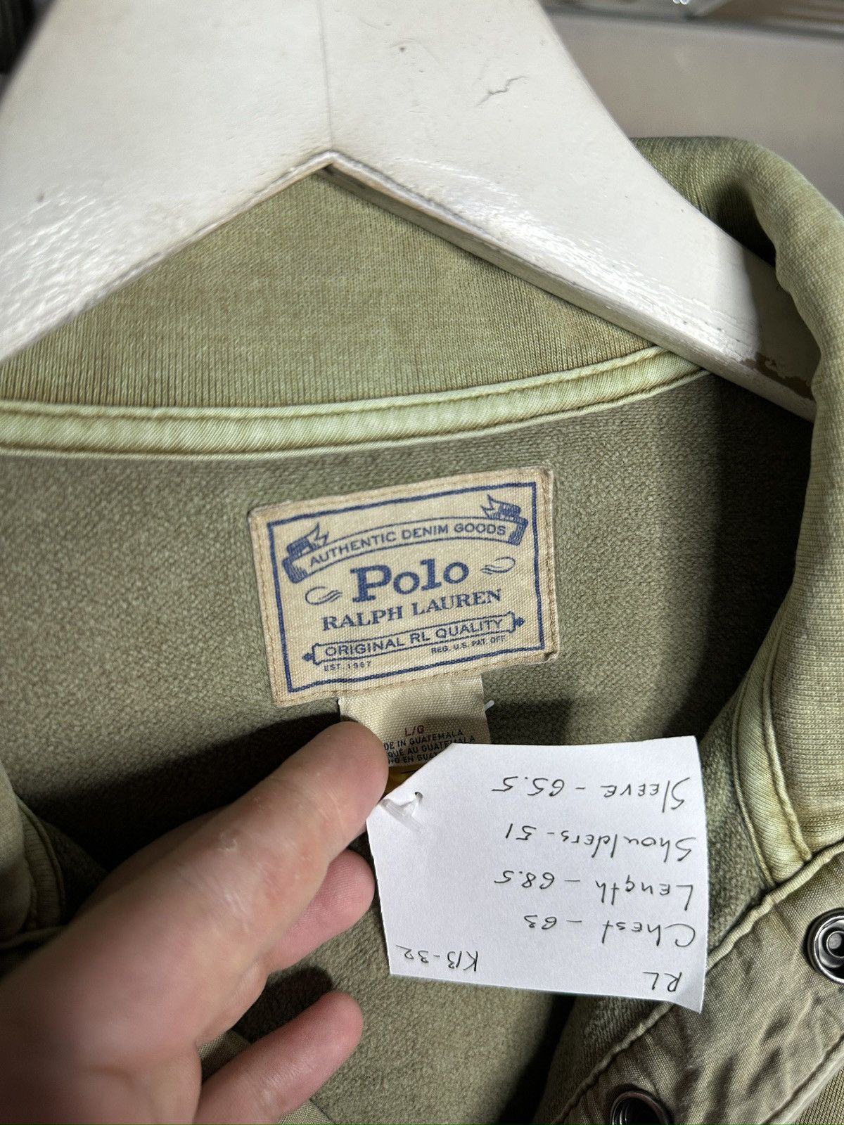 Polo Ralph Lauren Polo Ralph Lauren Authentic Denim Goods Sweatshirt Size US L / EU 52-54 / 3 - 5 Thumbnail