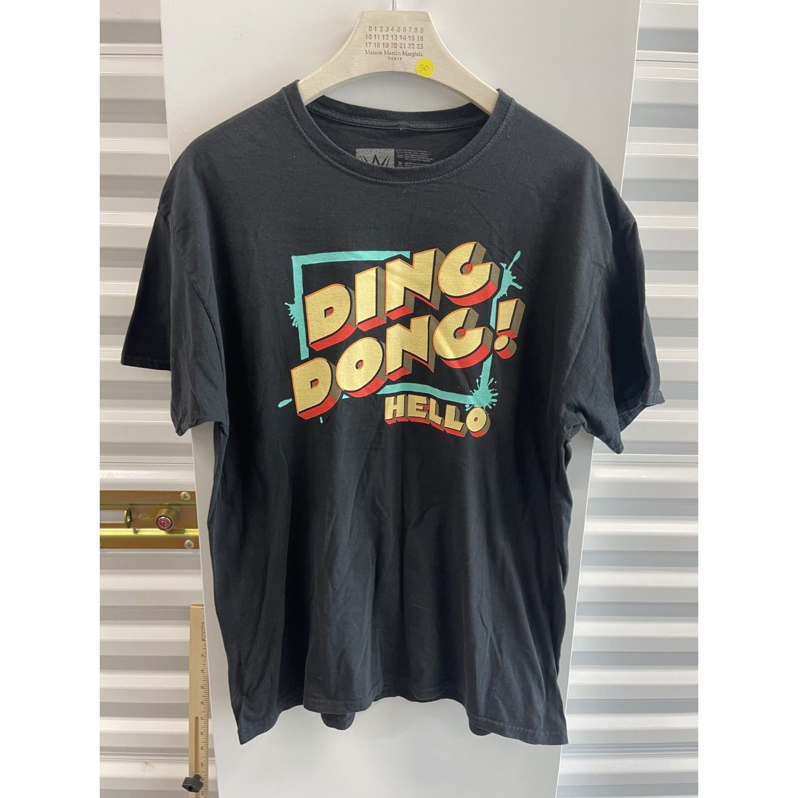 WWE VTG 80S 90S Y2K BAY LEY DING DONG WWE T-SHIRT SZ XL BLACK Size US XL / EU 56 / 4 - 1 Thumbnail