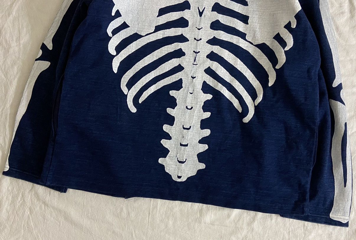 Kapital Kountry KAPITAL KOUNTRY BONE pattern Indigo dyeing sweat shirt Size US M / EU 48-50 / 2 - 6 Thumbnail