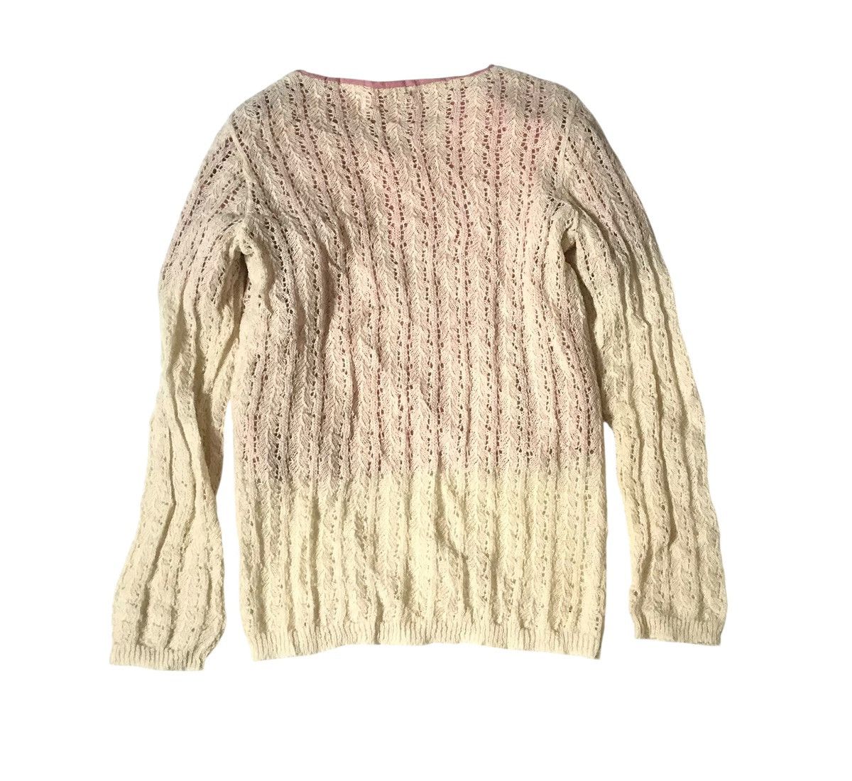 Comme des Garcons Vintage tricot cdg AD1996 double layered sweater Size US S / EU 44-46 / 1 - 8 Thumbnail