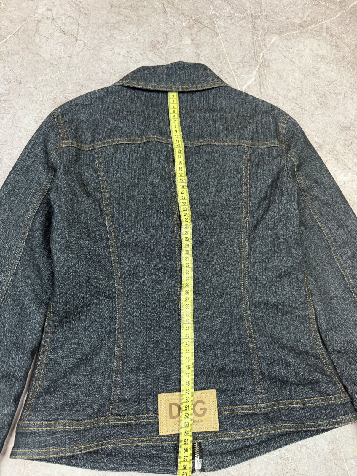 Dolce & Gabbana Dolce & Gabbana Blue Denim Butterfly Jeans Jacket Size S / US 4 / IT 40 - 18 Thumbnail