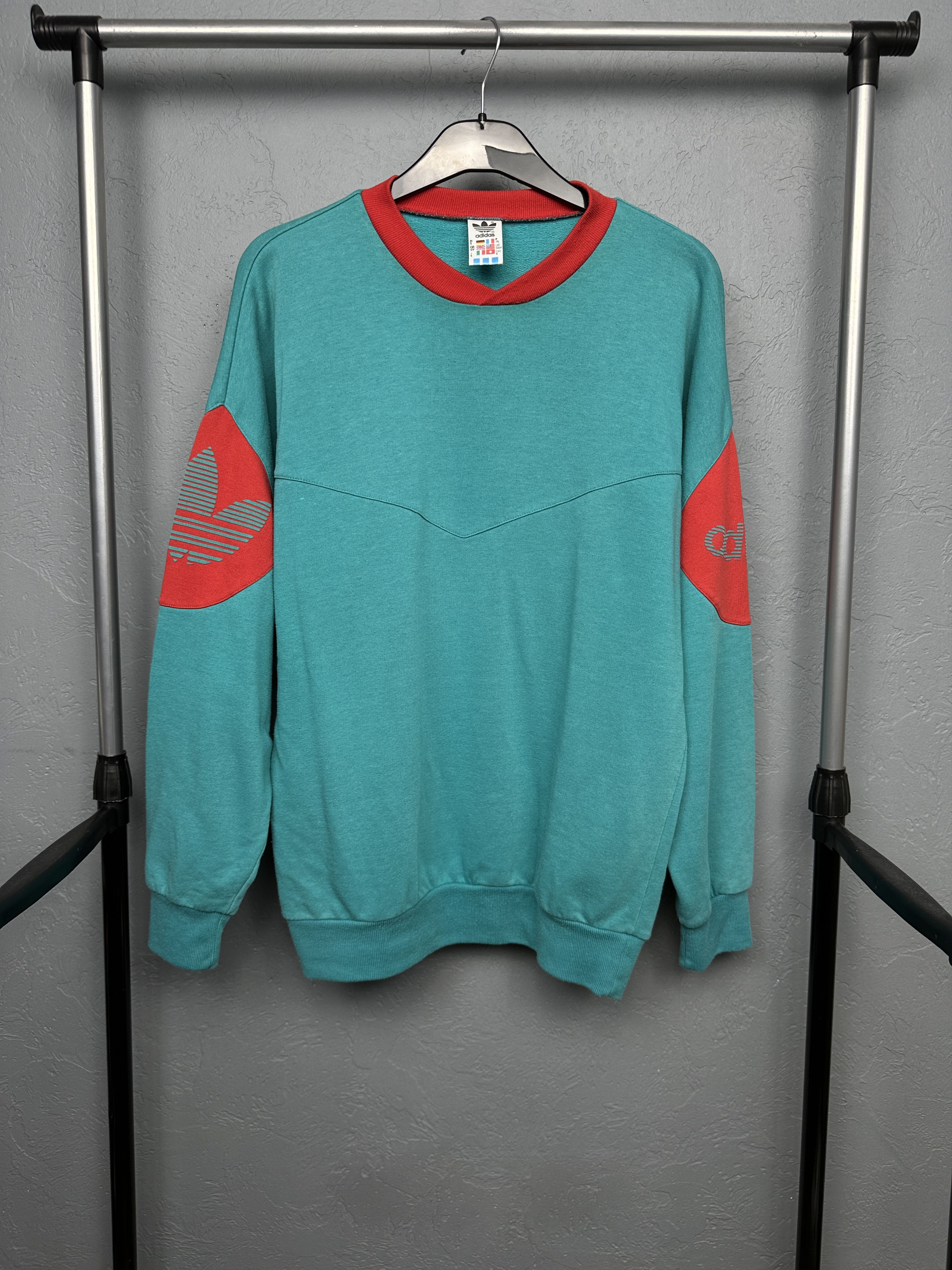 Adidas Adidas 90s Vintage Mens Oversized Sweatshirt Size US M / EU 48-50 / 2 - 1 Thumbnail