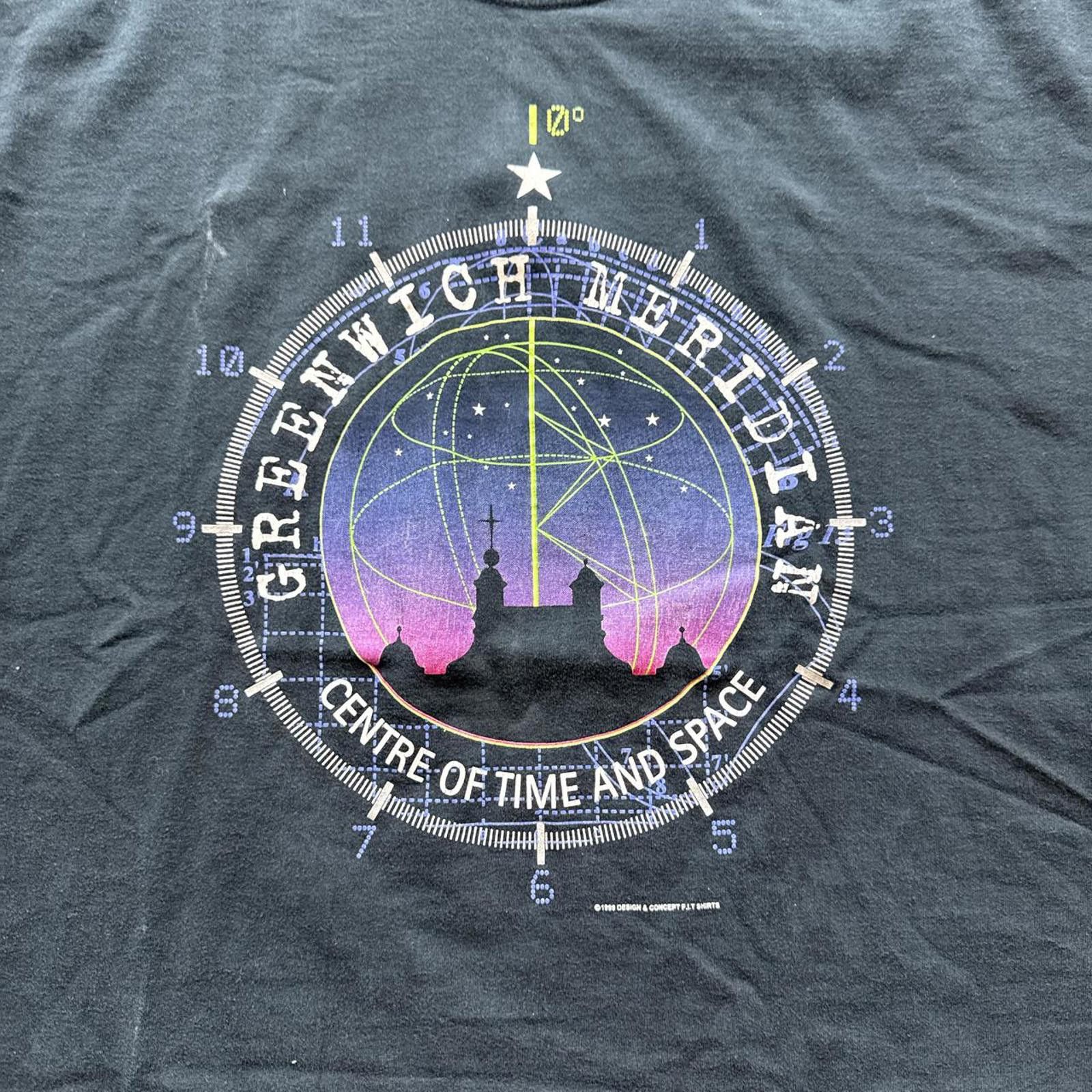 Other Greenwich Meridian "Center of Time & Space" Faded T-Shirt Size US XL / EU 56 / 4 - 3 Thumbnail