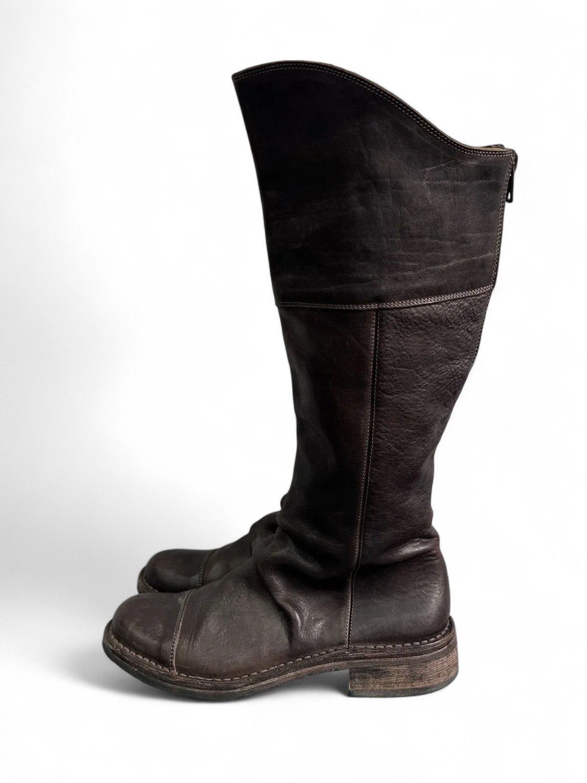 A.S.98 A.S. 98 Brown Leather Boots moto high Vintage Riding Style Size US 8 / IT 38 - 6 Thumbnail