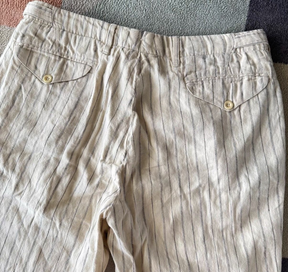 Polo Ralph Lauren Ralph Lauren RL Polo Linen Cotton Striped Pants K22 Size US 32 / EU 48 - 7 Thumbnail