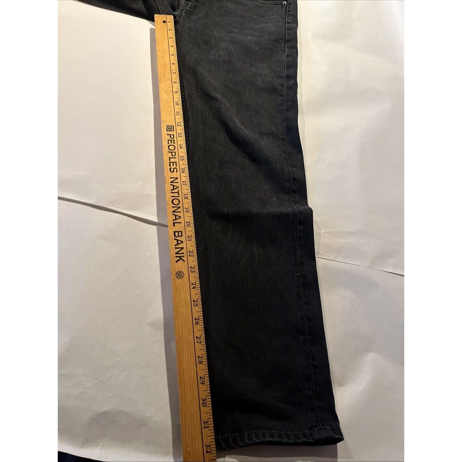 Levi's Levi’s 505 Jeans Men’s 34x32 Regular Straight Denim Black Size US 34 / EU 50 - 7 Thumbnail