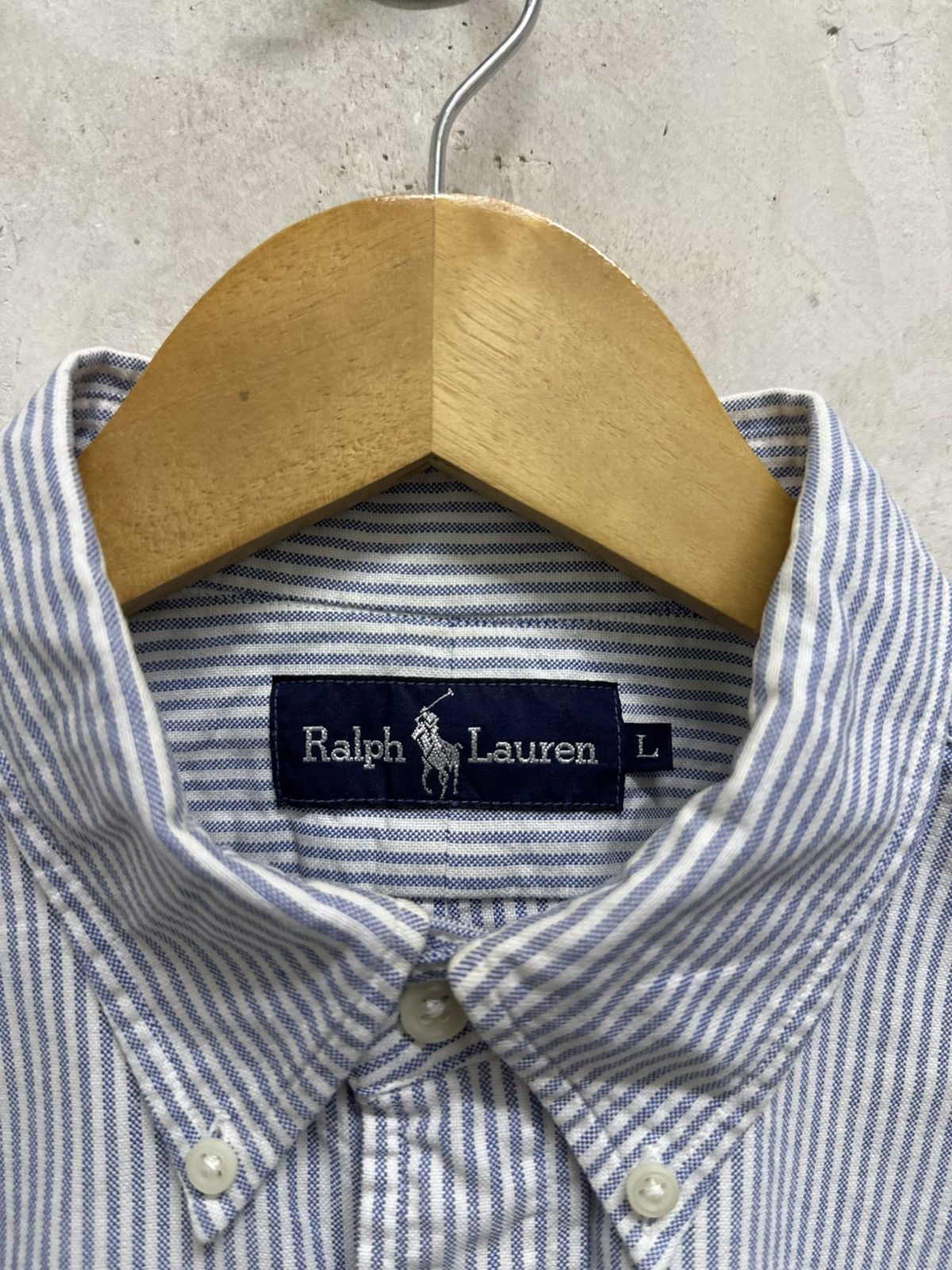Polo Ralph Lauren Vintage Polo Ralph Lauren Striped Shirt Size US L / EU 52-54 / 3 - 4 Thumbnail