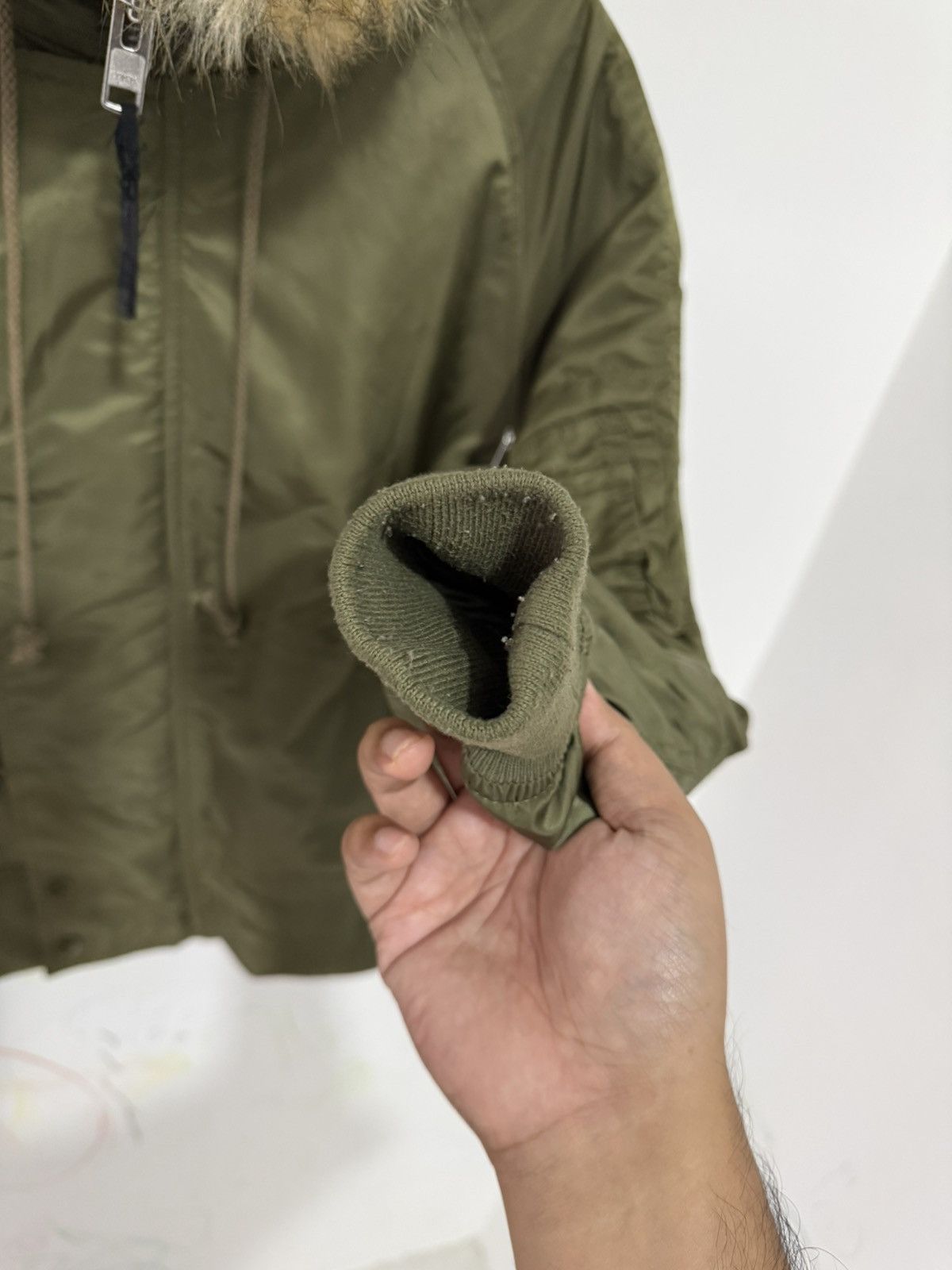 Le Grande Bleu (L.G.B.) Y2K Jeanasis Split Zipper Hoodie Military Jacket LGB Style Size US M / EU 48-50 / 2 - 6 Thumbnail