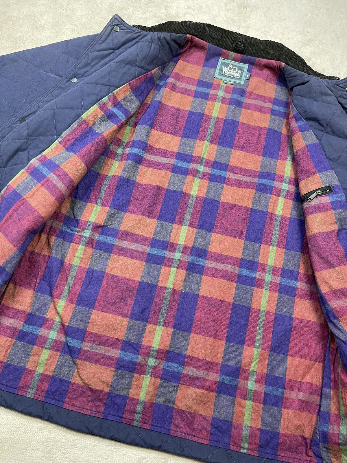 Woolrich Woolen Mills Vtg Woolrich USA Diamond Quilted Chore Jackets Size US M / EU 48-50 / 2 - 8 Thumbnail