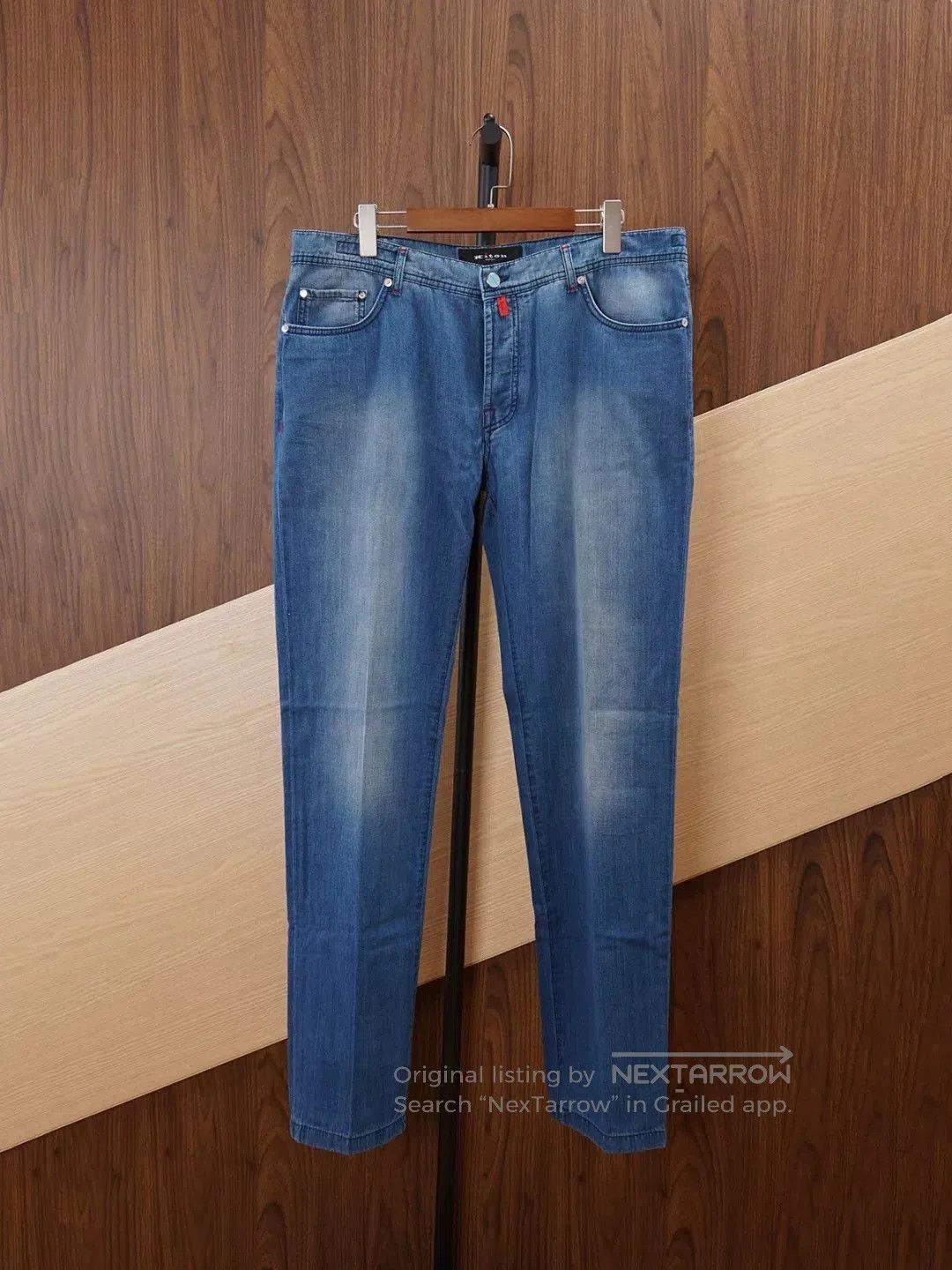 Kiton Slim Fit Denim Pants.