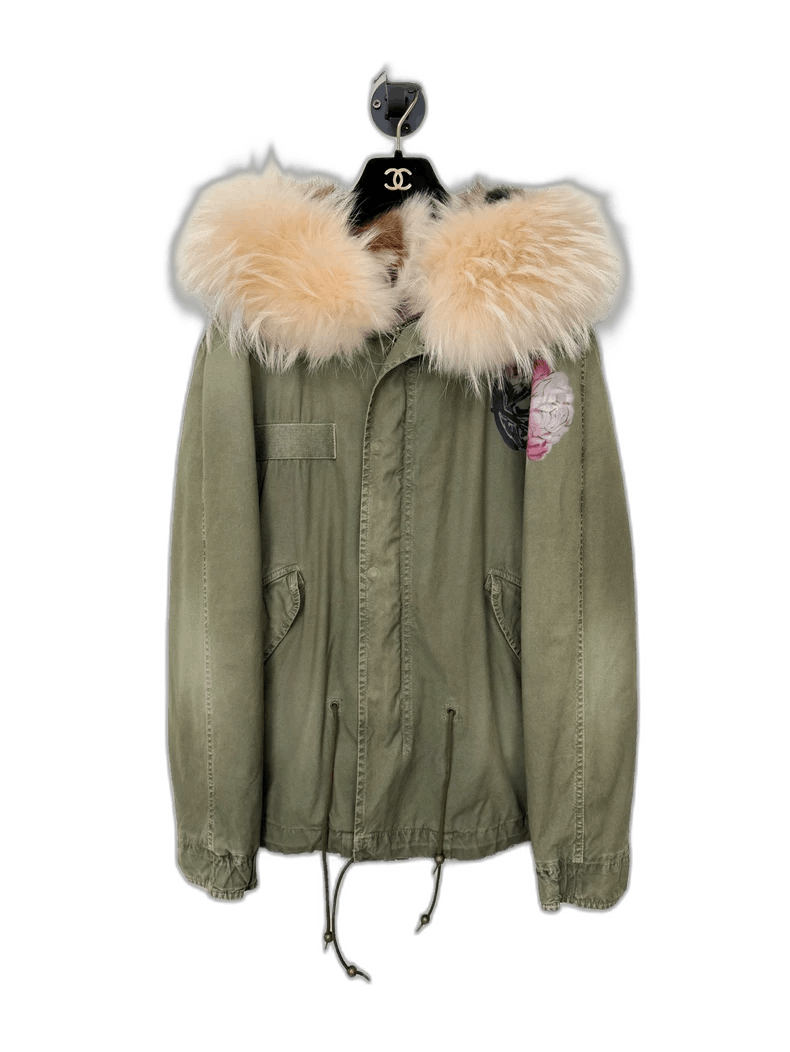 Moncler Mr&Mrs Fur Trim Parka Jacket Size S Size S / US 4 / IT 40 - 1 Thumbnail