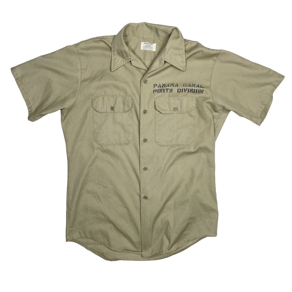 1960s Ports Division Work Shirt Medium