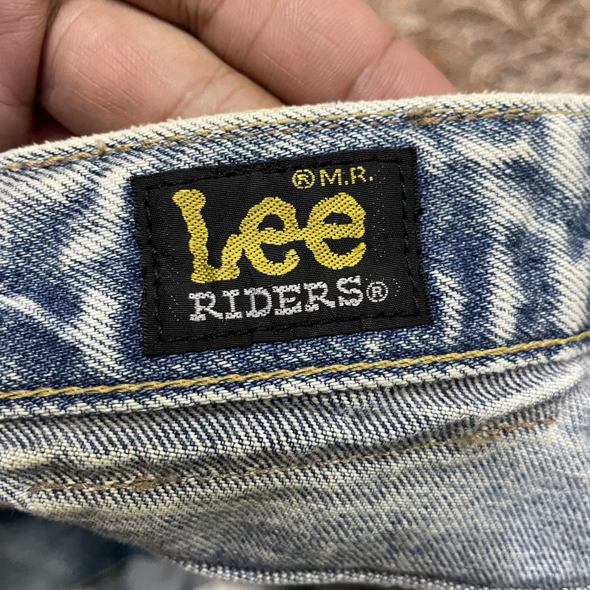 Lee 🔥Vintage 80s Lee Riders Stoned Washed Distress Denim Jeans Size US 31 - 18 Thumbnail
