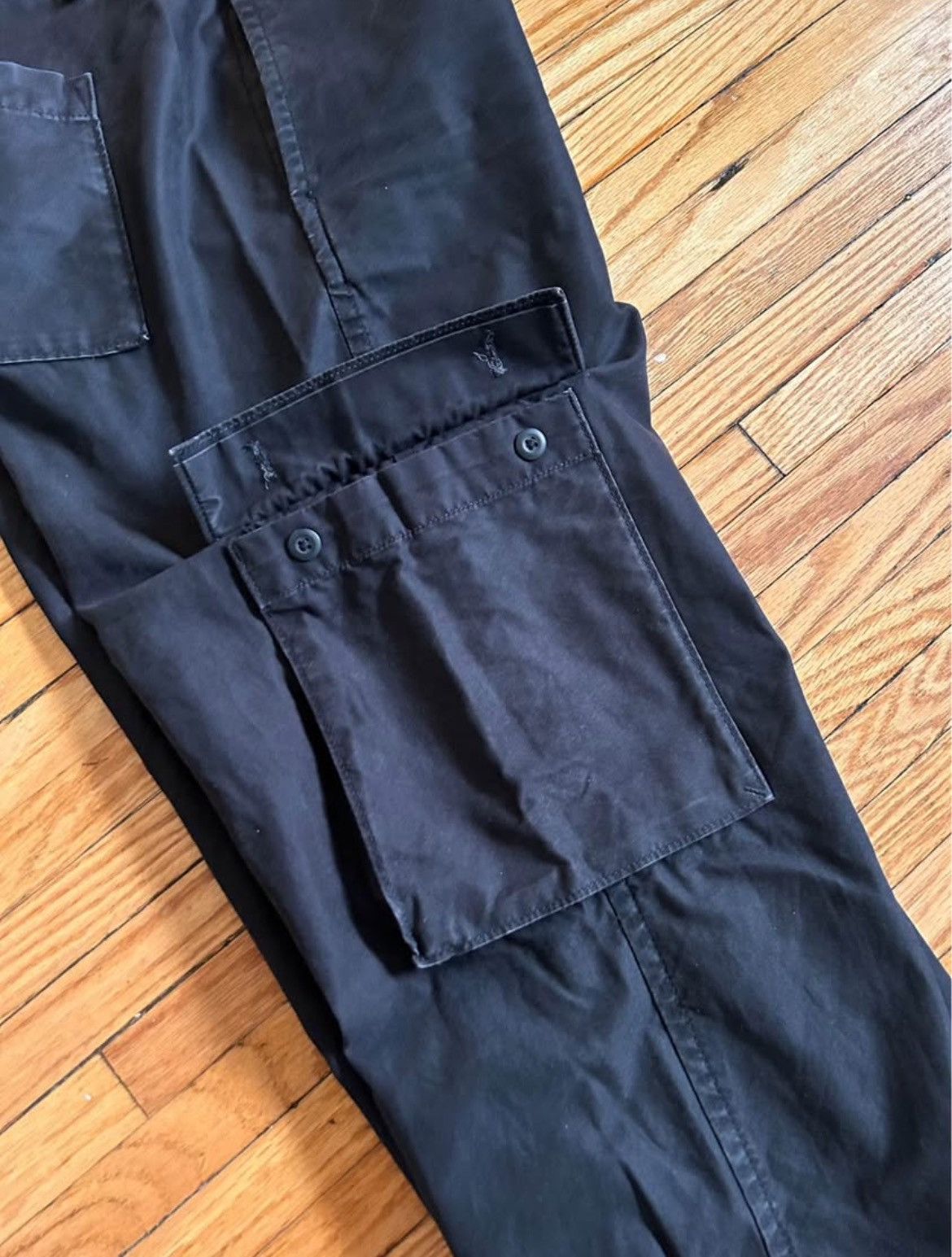 Levi's Made & Crafted Levis Wide Fit Cargo Pants (Washed Black) Size US 31 - 5 Thumbnail