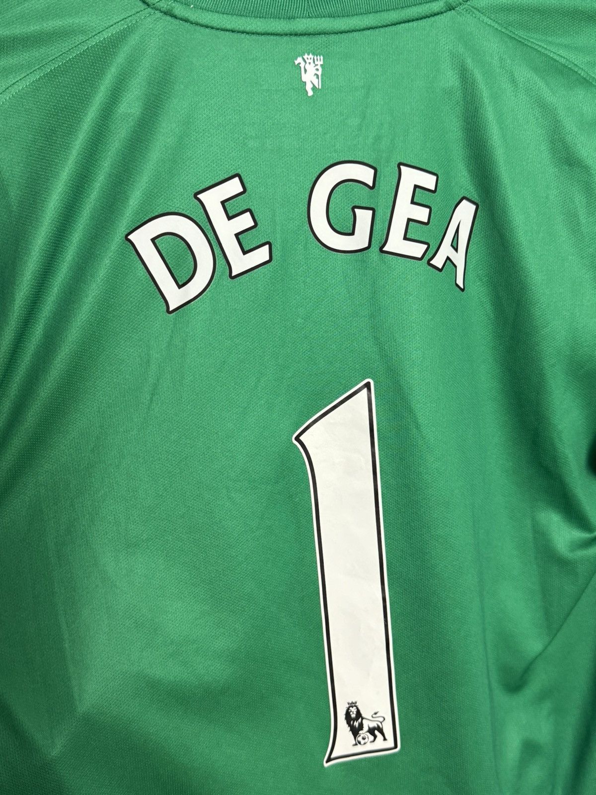 Nike Manchester United 14/15 Goalkeeper De Gea Football Jersey Size US S / EU 44-46 / 1 - 3 Thumbnail