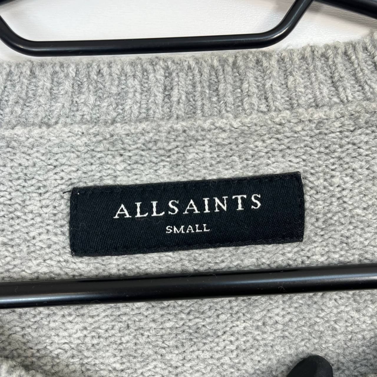 Allsaints AllSaints Grey Crewneck Knit Sweater Small Logo Ram Skull S Size US S / EU 44-46 / 1 - 2 Thumbnail