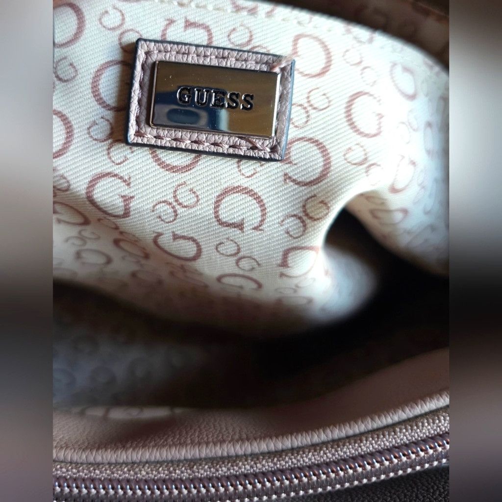 Guess Guess Light Pink Monogram Tote with Pouch Size ONE SIZE - 11 Thumbnail