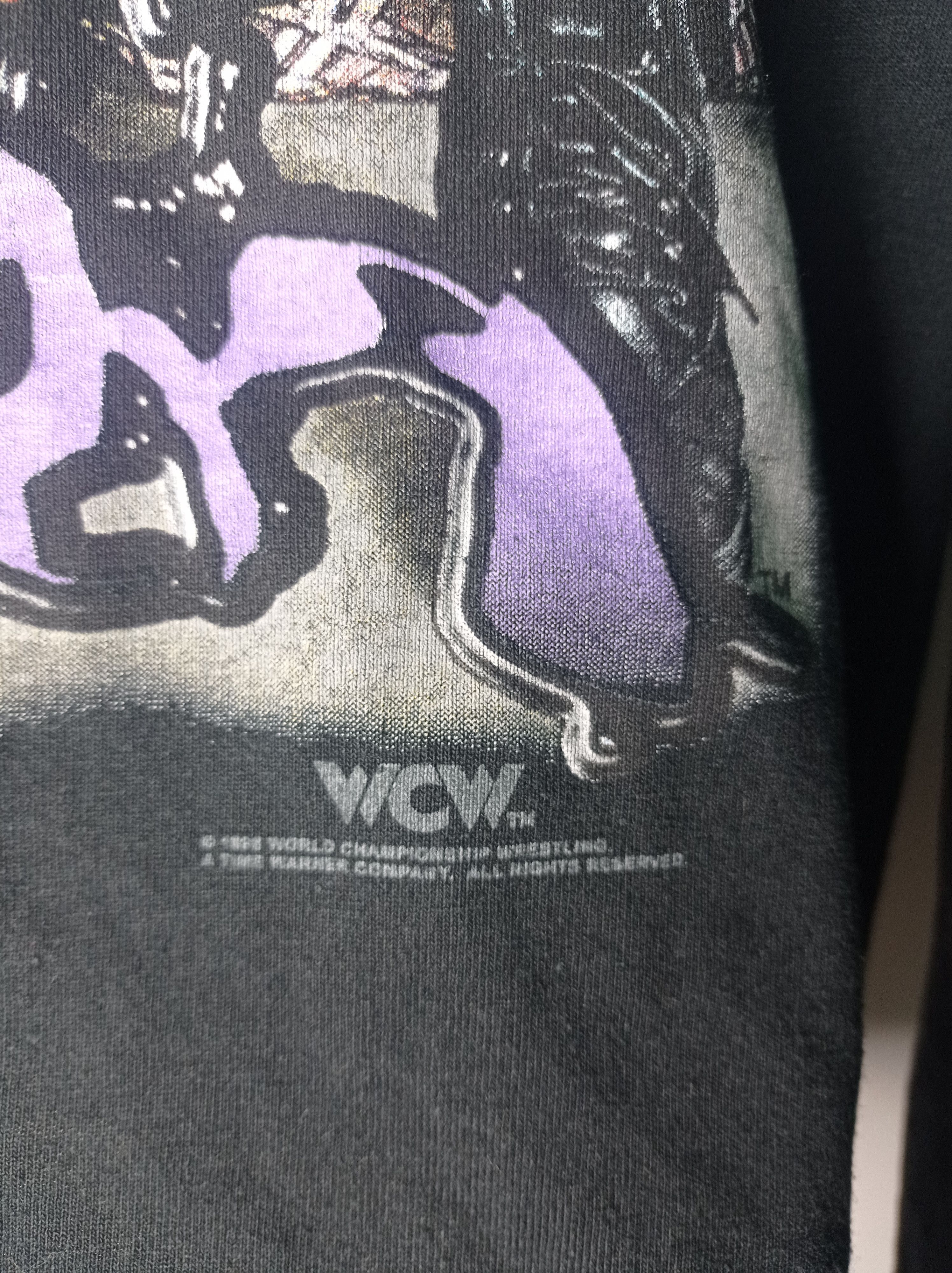 Vintage Vintage 1998 WCW WWE Raven Wrestling long sleeve Size Xs Size US XS / EU 42 / 0 - 3 Thumbnail