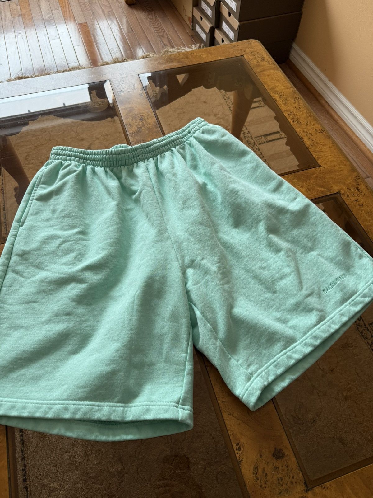 Balenciaga Balenciaga Logo Print Sweat Shorts Size US 34 / EU 50 - 2 Thumbnail