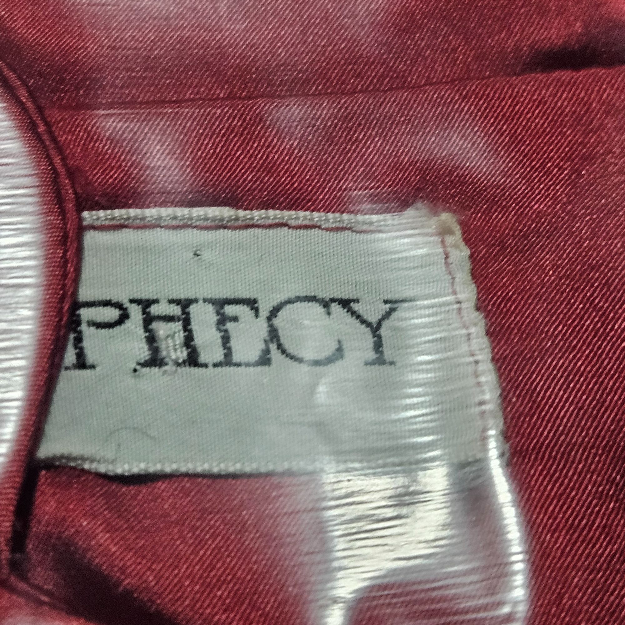 Other Prophecy Women’s Red Satin Blouse XL Quiet Luxury, Fall Laye Size XL / US 12-14 / IT 48-50 - 9 Thumbnail