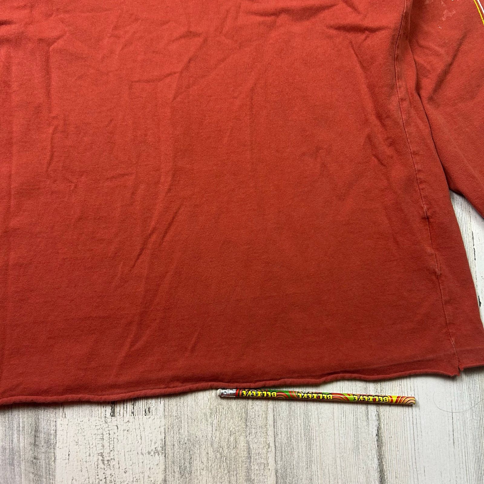 Carhartt Carhartt Long Sleeve Pocket Original Fit Dark Orange Tee Size US XL / EU 56 / 4 - 4 Thumbnail