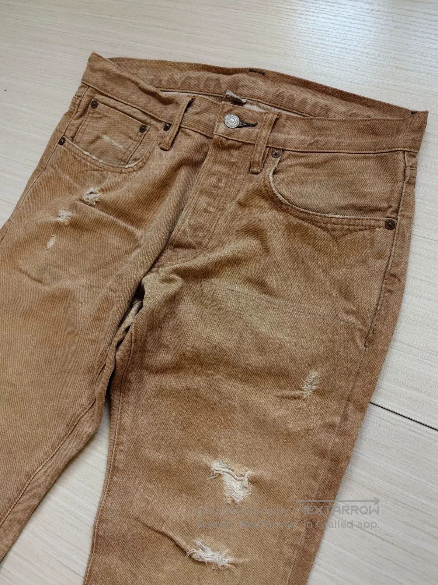 RRL Ralph Lauren RRL Vintage Denim Trouser Boots Pants. Size US 30 / EU 46 - 6 Thumbnail