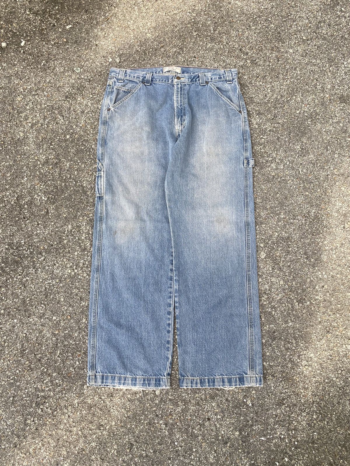 Levi's Baggy Carpentar Washed Jeans Levis Strauss Signature Denim Size US 36 / EU 52 - 1 Thumbnail