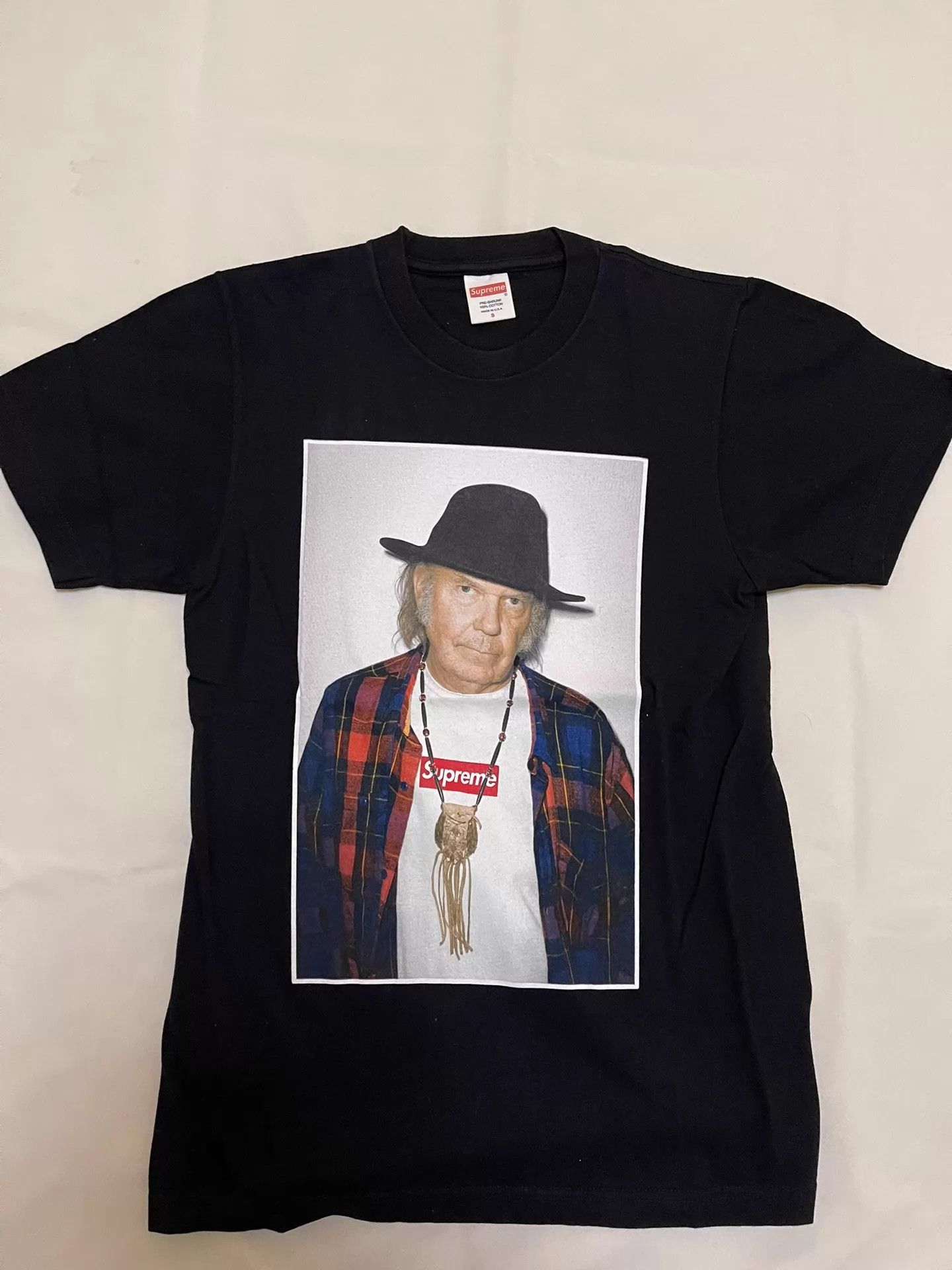 Supreme Supreme Neil Young Photo Tee Black S New with Tags Size US S / EU 44-46 / 1 - 3 Thumbnail