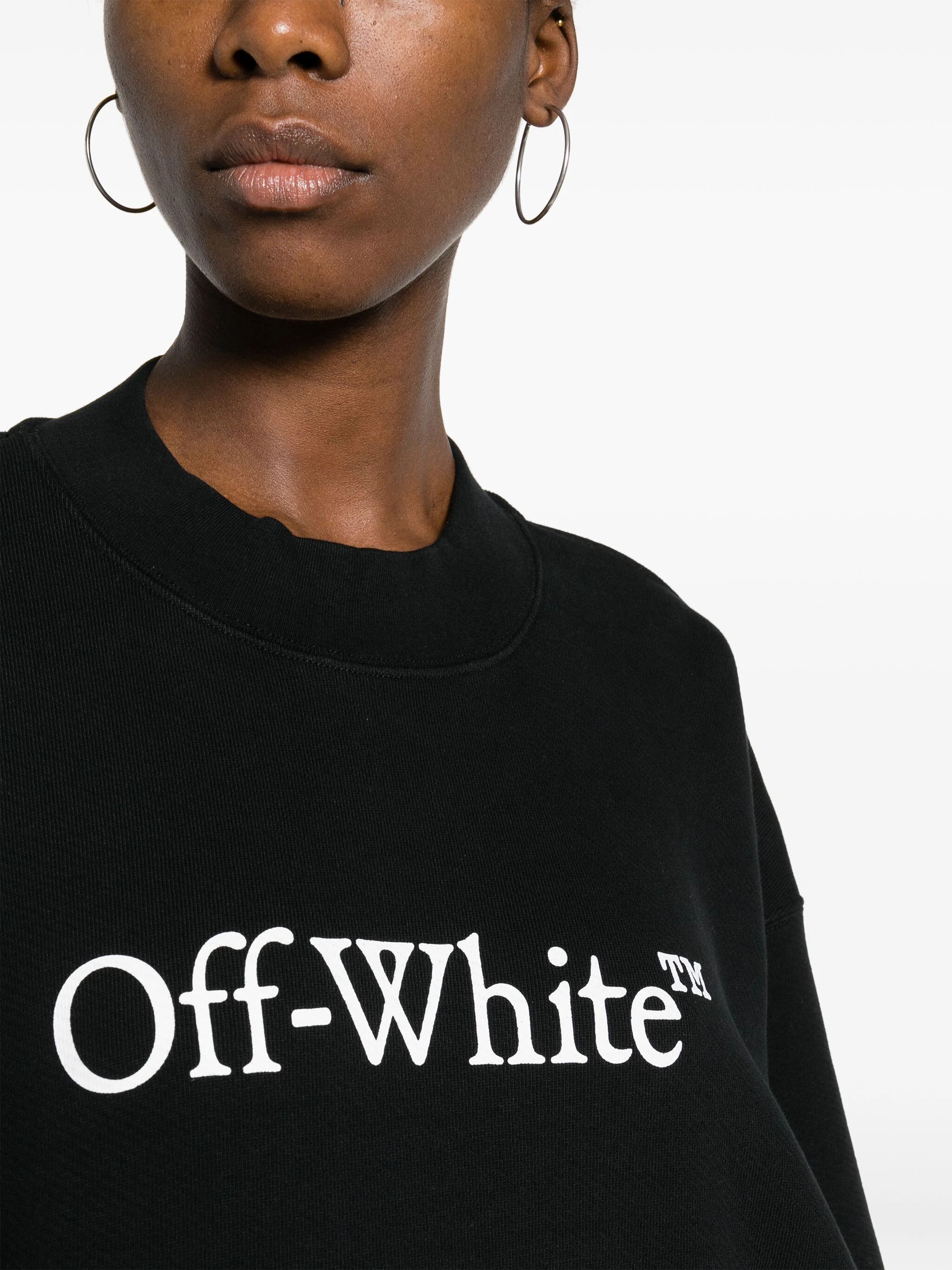 Off-White o1s22i1n0824 Cotton Sweatshirt in Black Size M / US 6-8 / IT 42-44 - 5 Thumbnail