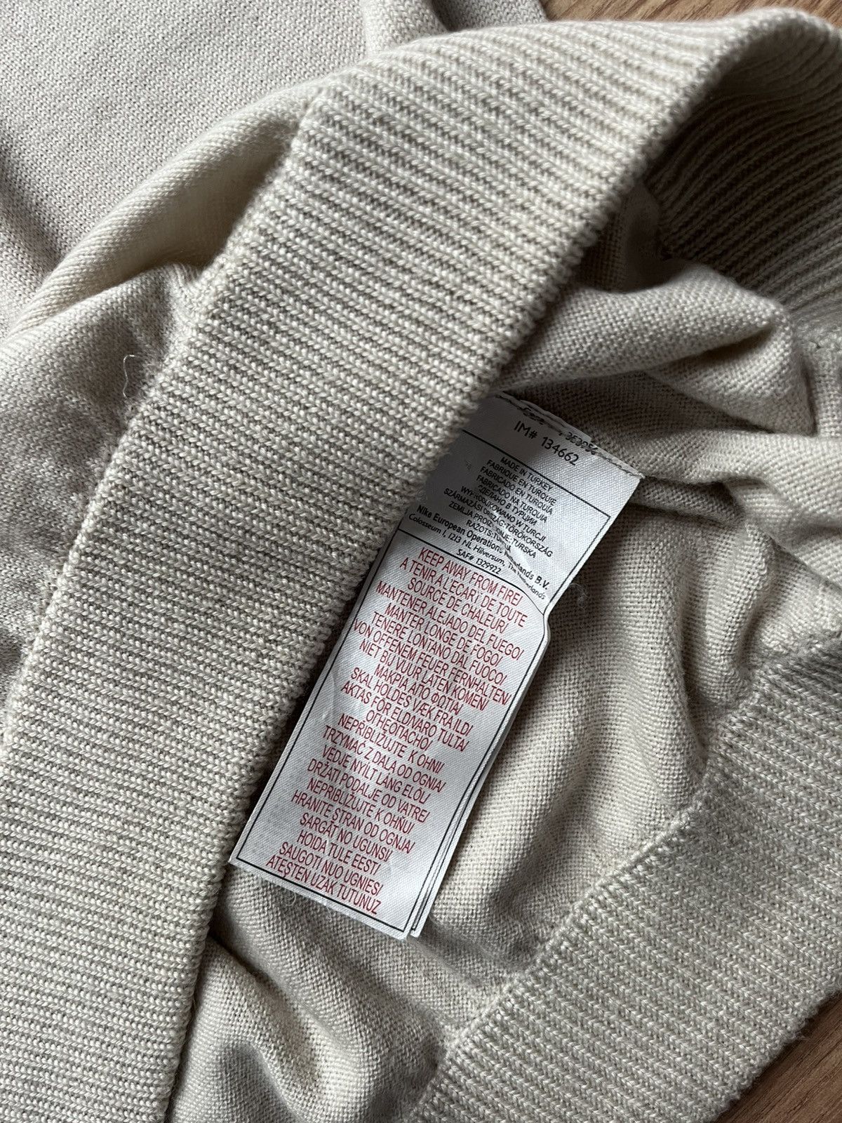 Nike 90’s NIKE GOLF RETRO SWOOSH LOGO WOOL SWEATER RARE Size US L / EU 52-54 / 3 - 5 Thumbnail