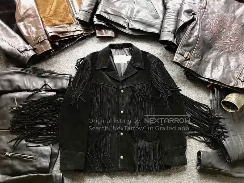 Schott Schott Western fringed soft cowhide Size US S / EU 44-46 / 1 - 1 Thumbnail
