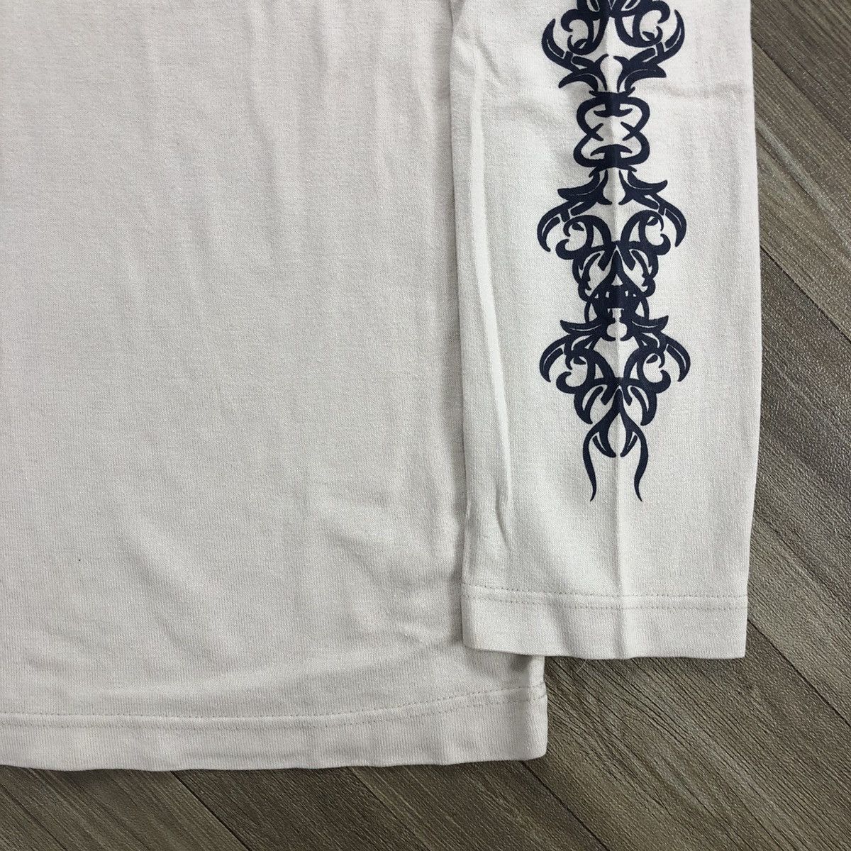 If Six Was Nine × Japanese Brand × Le Grande Bleu (L.G.B.) 1990s Uniqlo Larkins Poem Cross Goa Lgb Style Longsleeve Size US M / EU 48-50 / 2 - 11 Thumbnail