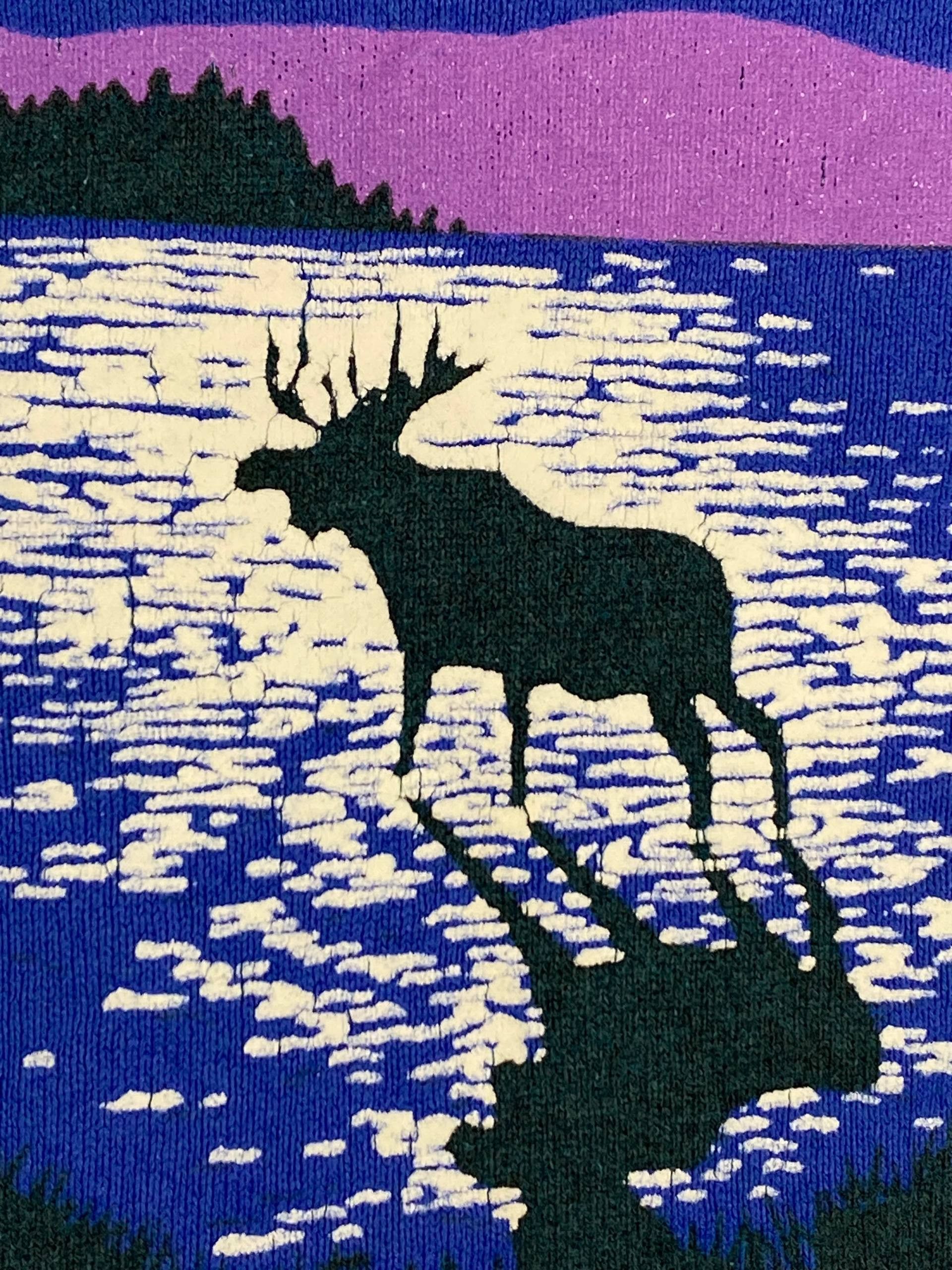 Jerzees Vintage Yellowstone Park 1985 Nature Graphic 80s Sweatshirt Size US M / EU 48-50 / 2 - 4 Thumbnail