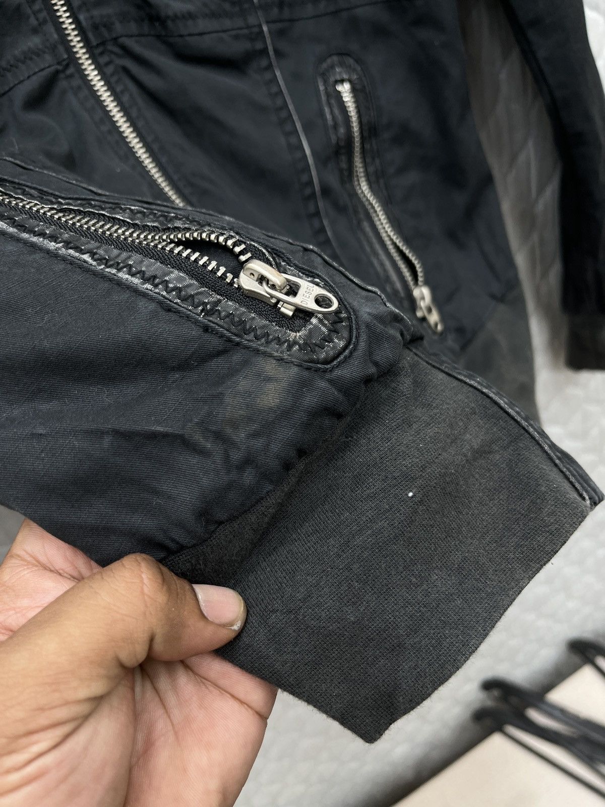 Diesel Black Gold 🔥🔥🔥STEALS DIESEL RIDER JACKET Size S / US 4 / IT 40 - 14 Thumbnail