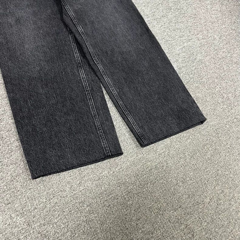 Balenciaga balenciaga black wide leg jeans-2507 Size US 26 / EU 42 - 3 Thumbnail