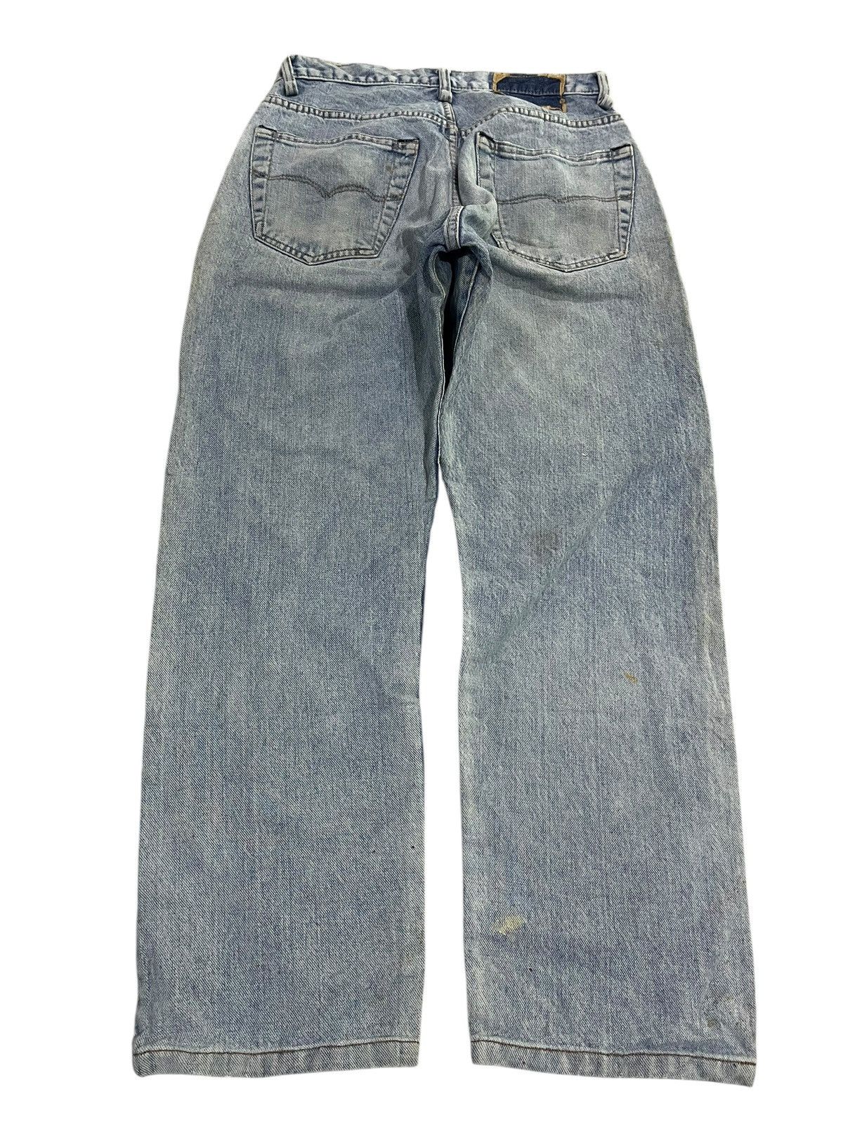 If Six Was Nine × Japanese Brand × Le Grande Bleu (L.G.B.) BAGGY💥 VTG Y2K SPELL BOUND USA WASHED BLUE DENIM JEANS Size US 28 / EU 44 - 14 Thumbnail