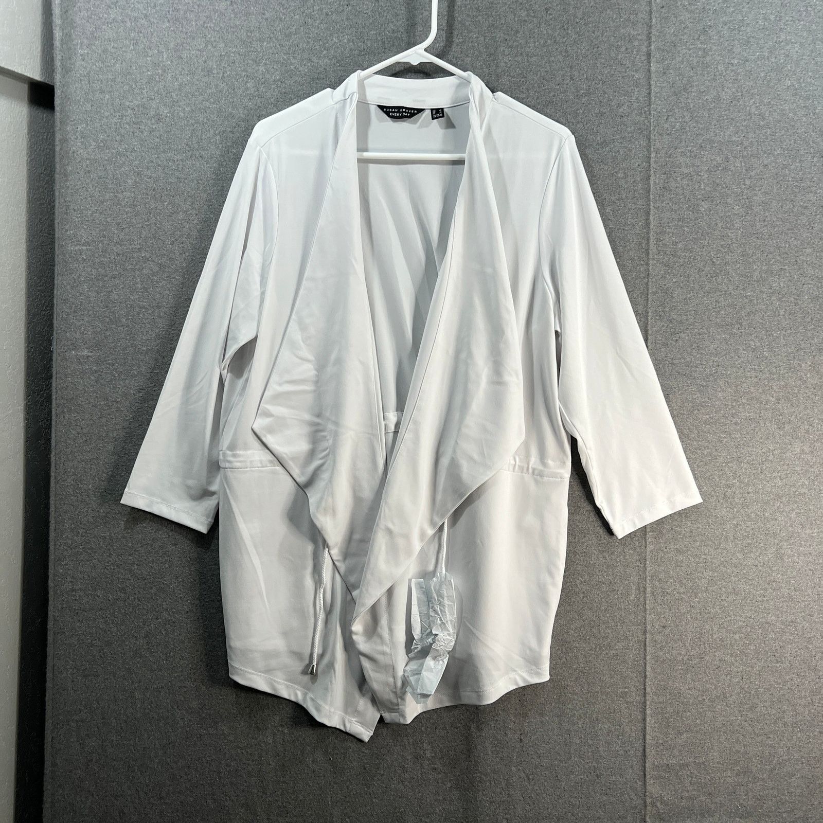 Other Every Day by Susan Graver Liquid Knit Anorak Size L / US 10 / IT 46 - 1 Thumbnail