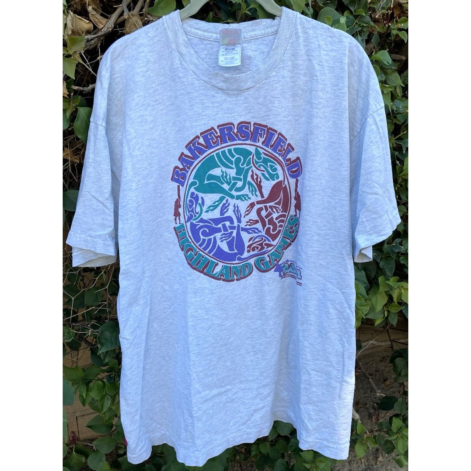 Fruit Of The Loom Vtg Bakersfield Highland Games T Shirt Scottish American Athletic Assoc Sz 2XL Size US XXL / EU 58 / 5 - 2 Thumbnail