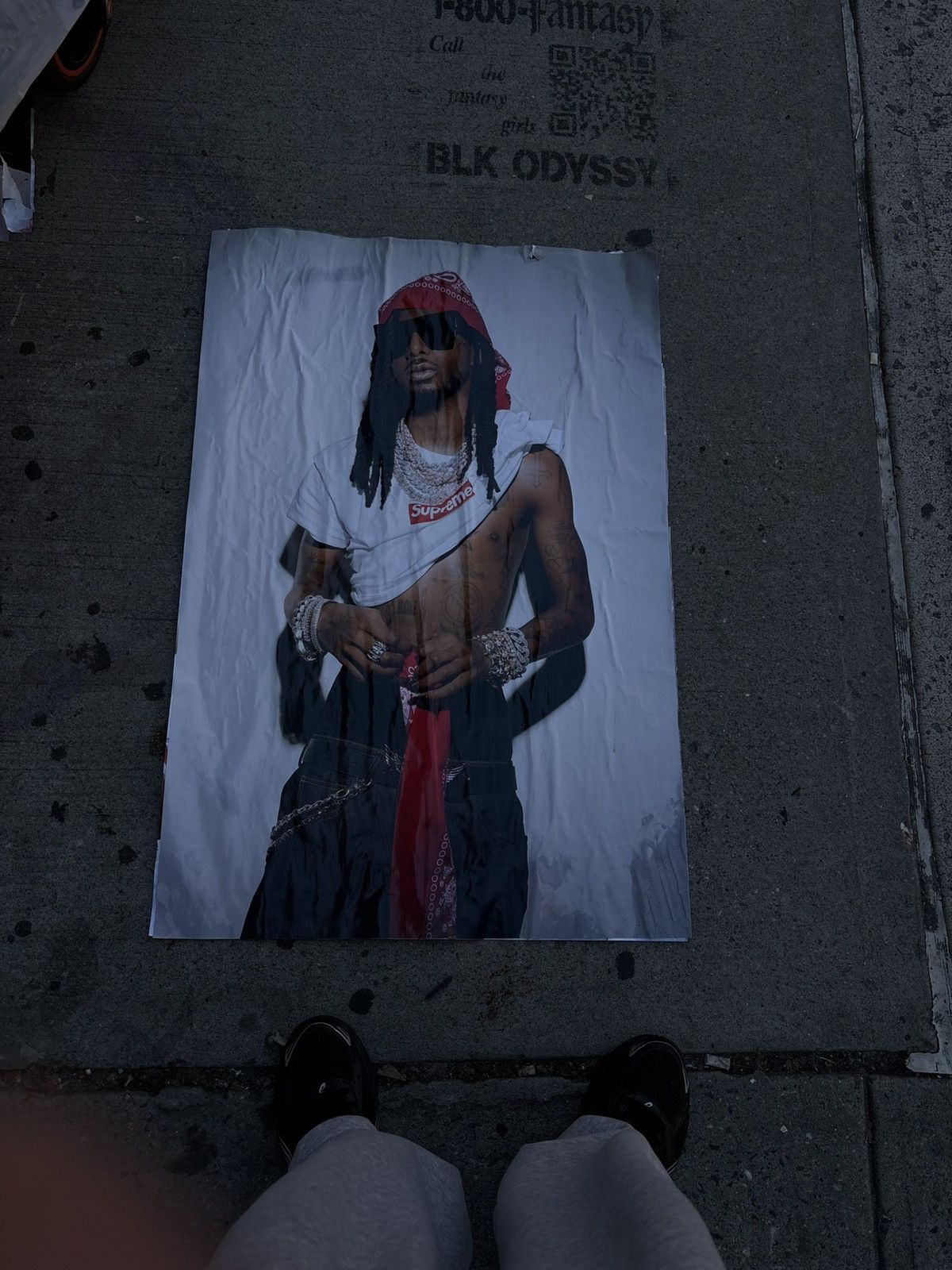 ミュージシャン Supreme x Playboi carti poster Playboy Carti Supreme Collab Poster | eBay