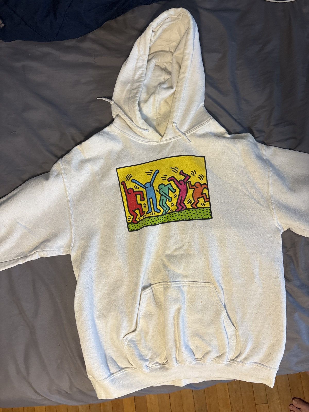 Keith Haring Keith Haring Hoodie Dancing Pop Art Hooded Sweatshirt Size US M / EU 48-50 / 2 - 4 Thumbnail