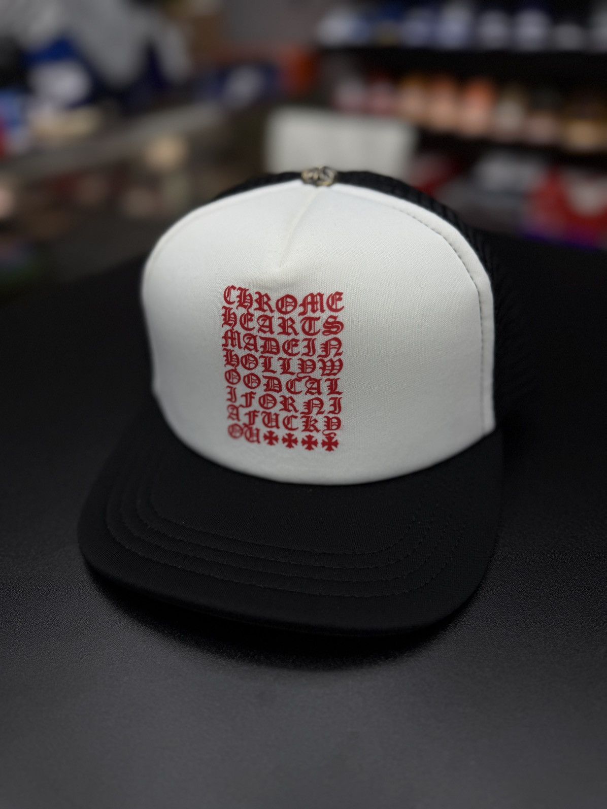 Chrome Hearts Chrome Hearts Black White SnapBack New Size ONE SIZE - 2 Thumbnail