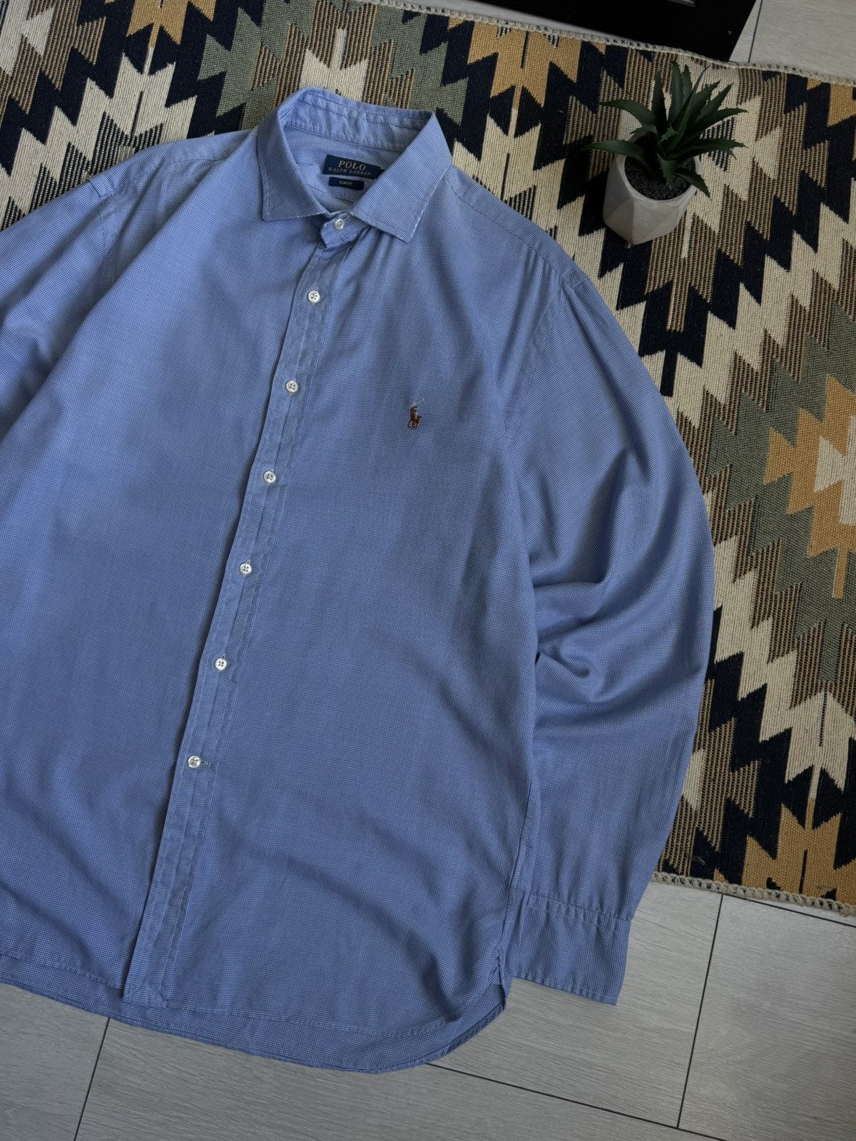 Polo Ralph Lauren Polo Ralph Lauren Button Up Shirt Size US L / EU 52-54 / 3 - 3 Thumbnail